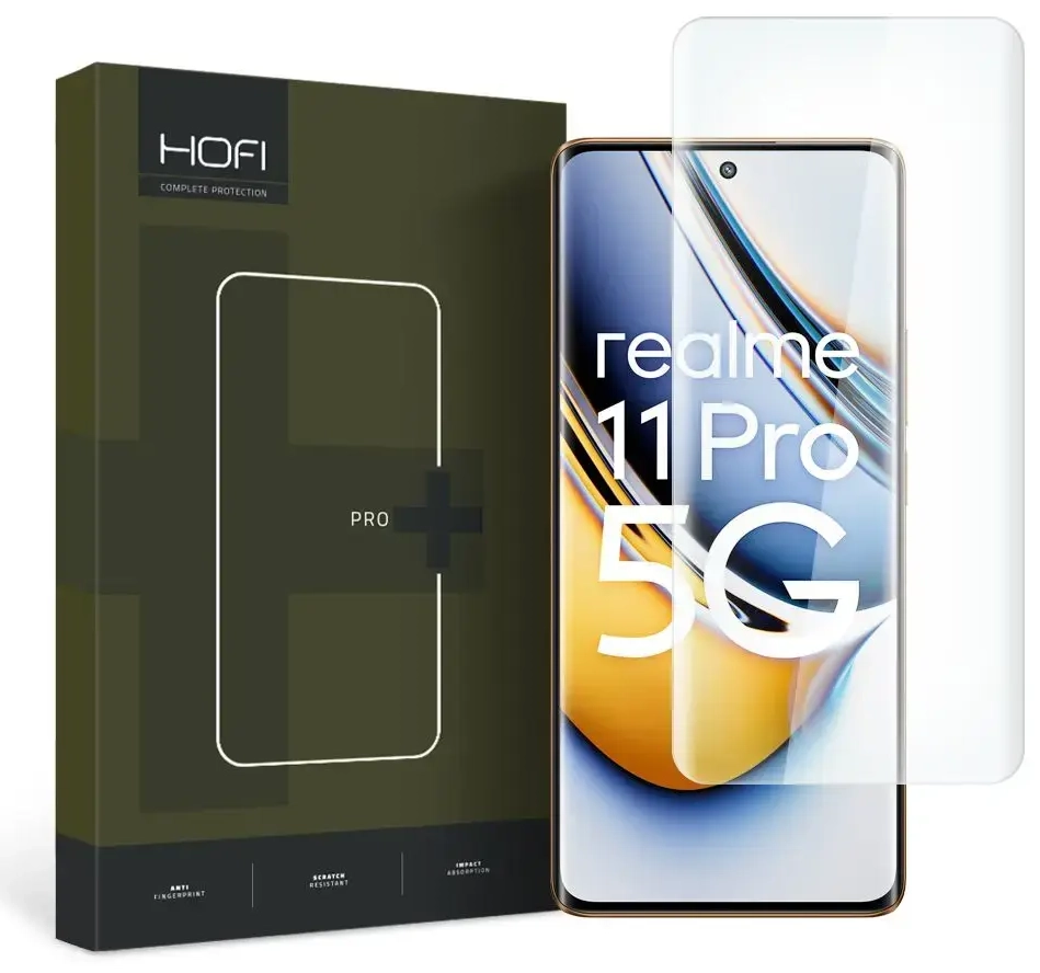 HOFI UV GLASS PRO+ REALME 11 PRO 5G | 11 PRO+ PLUS 5G LÄBIPAISTEV KARASTATUD KLAAS