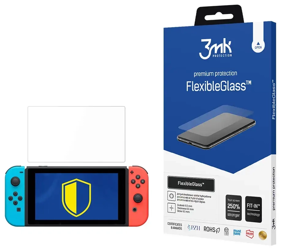 Nintendo Switch - протектор экрана 3mk FlexibleGlass™