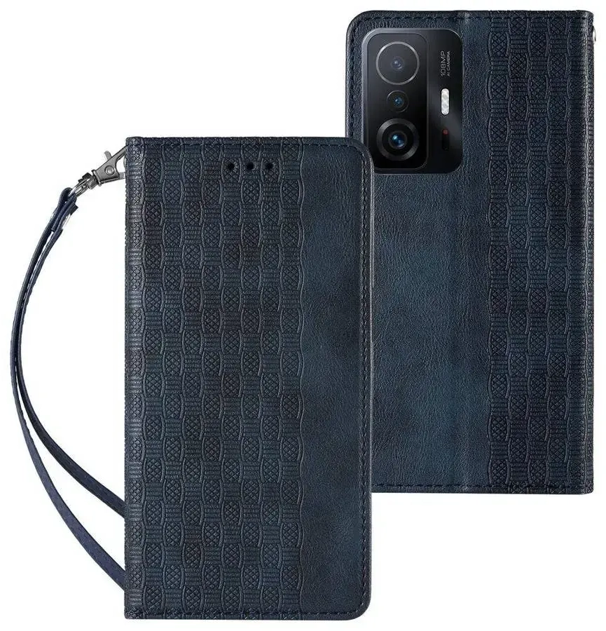Fusion Magnet Strap grāmatveida maks + aukliņa Samsung A236 Galaxy A23 5G zils