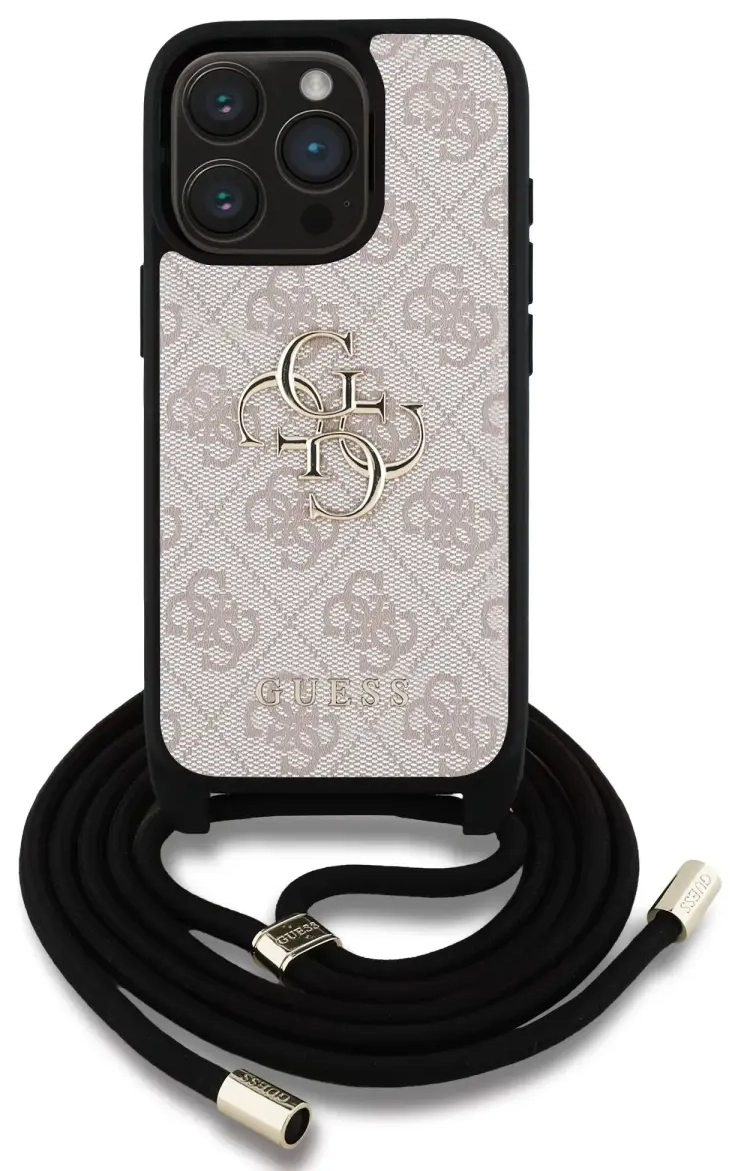 Guess чехол для телефона для iPhone 15 Pro розовый