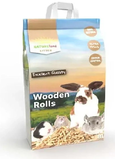 Looduslik graanulallapanu : Kockolit ML Wooden Rolls 8L