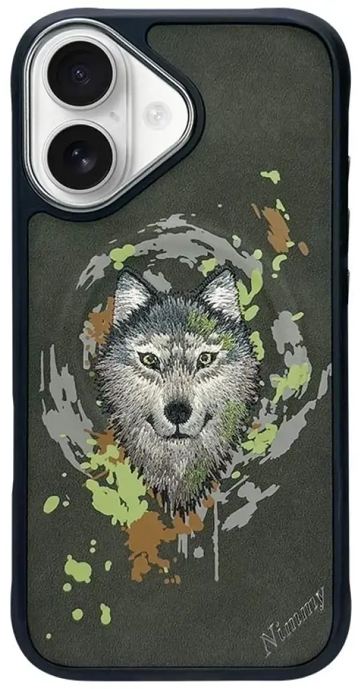 „Nimmy Wilk MagSafe“ ümbris iPhone 16 jaoks, tumehall