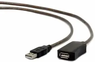 Gembird data transfer and charging cable | USB-A to USB-A | 5m | black