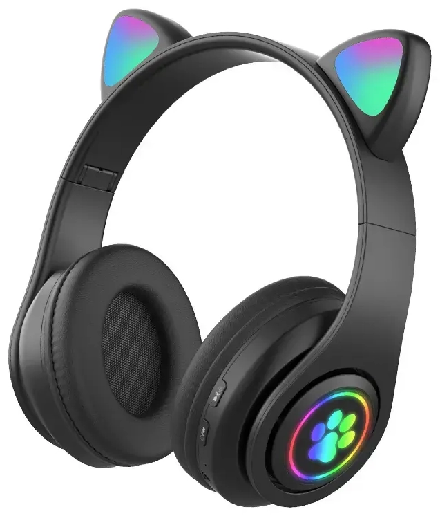 „Goodbuy Paws“ belaidės ausinės vaikams | „Bluetooth 5.0“ | juodos