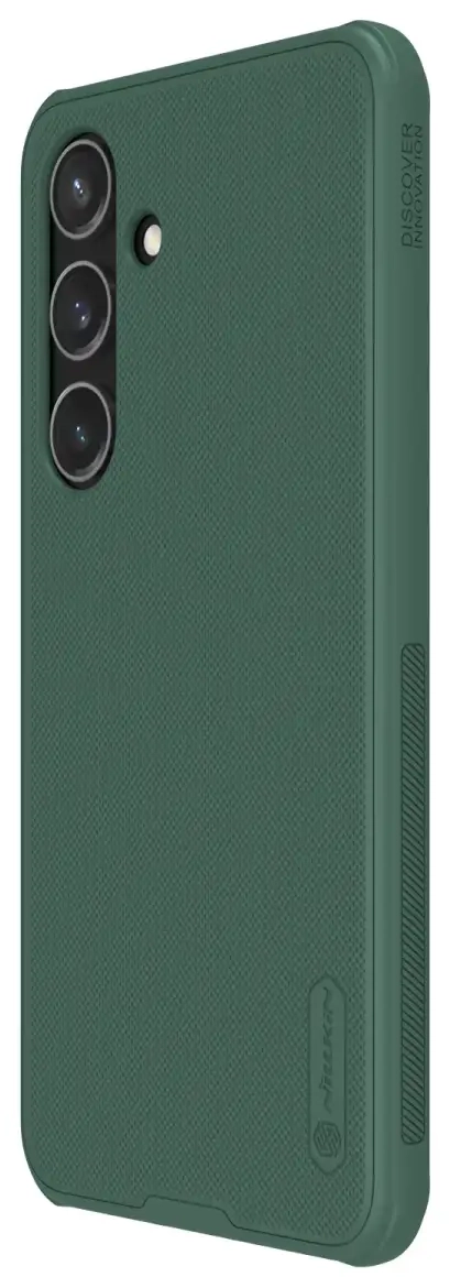 Nillkin Super Frosted PRO magnētiskais aizmugurējais vāciņš Samsung Galaxy S24 | tumši zaļš