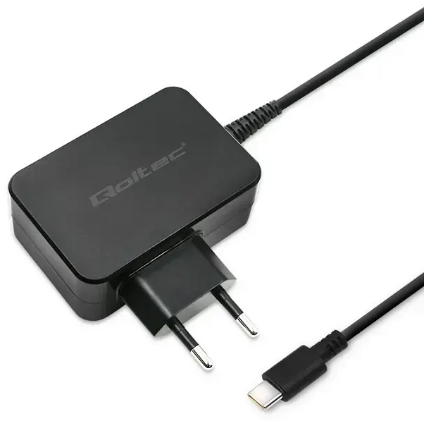 Qoltec Charger kelioninis įkroviklis | 65W | USB-C