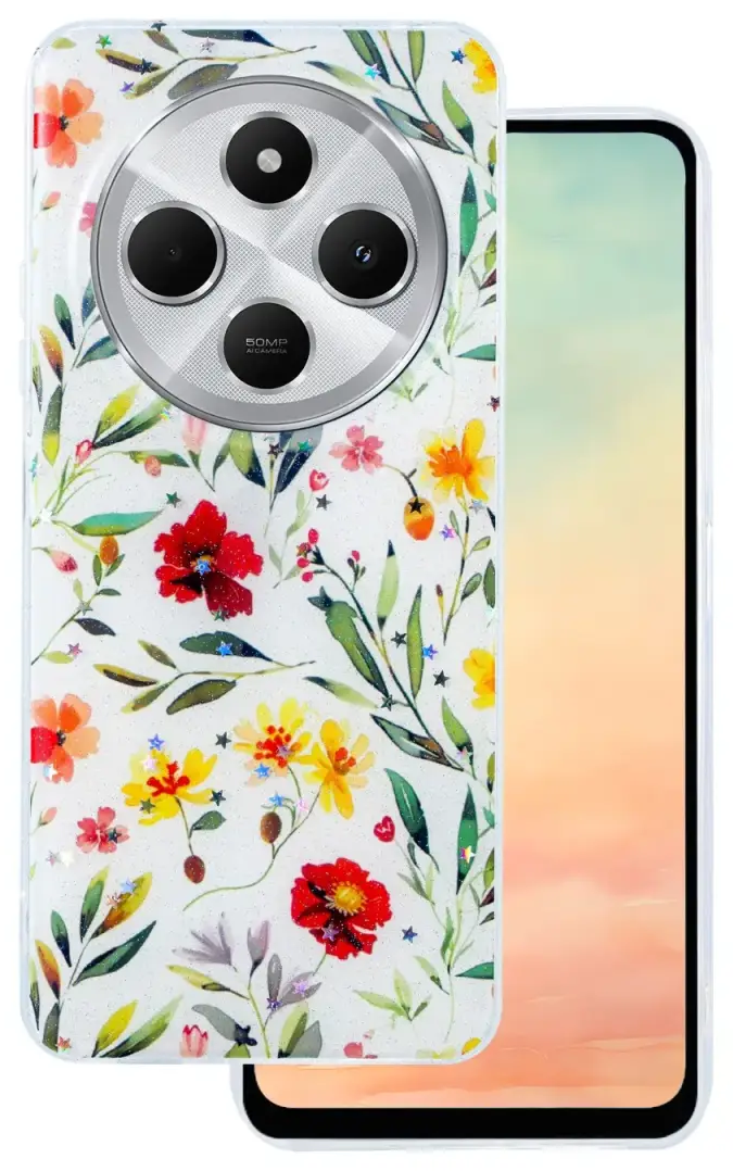 Glow Glam case for Xiaomi Redmi A5 Global (173,45 x 79,35 x 8,45) white