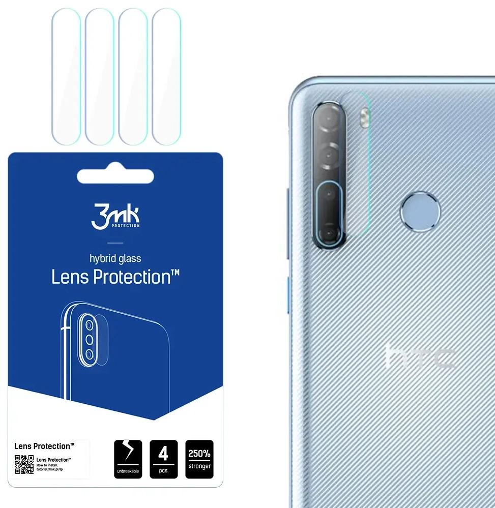 HTC Desire 20 Pro - 3mk Lens Protection™ screen protector