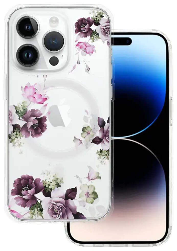 Tel Protect Flower telefono dėklas su MagSafe palaikymu iPhone 13 daugiaspalvis