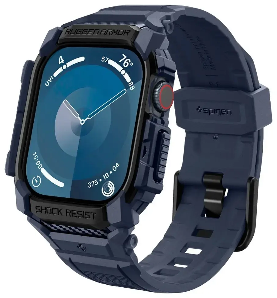 SPIGEN RUGGED ARMOR „PRO“ APPLE WATCH 10 (46 MM) TUMESININE