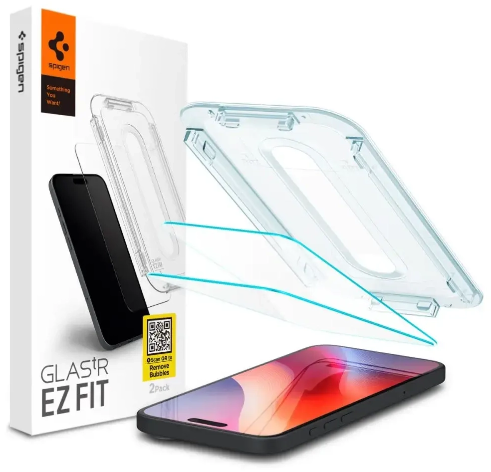 Spigen Glas.tR EZ Fit ekrāna aizsargstikls iPhone 16 Pro