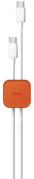 UNIQ Pod samoprzylepny organizer do kabli zestaw 8szt pomarańczowy|sienna orange