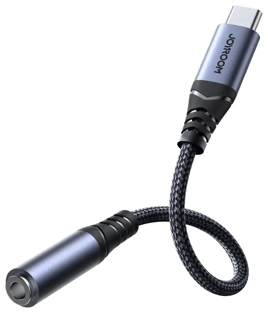 Joyroom SY-C01 USB-C DAC adapteris su 3,5 mm mini jungtimi – juodas