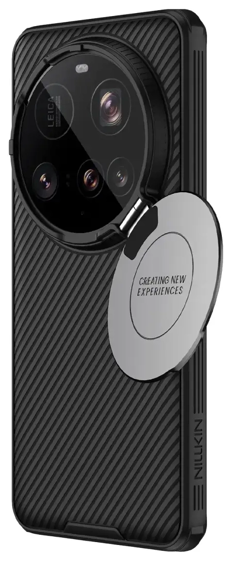 Nillkin CamShield Prop telefoniümbris Xiaomi 15 Ultra must (kaamerakaitsega)