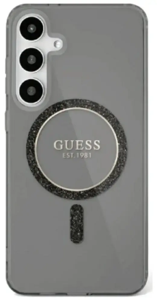 Guess telefona maciņš Samsung Galaxy S25 melns