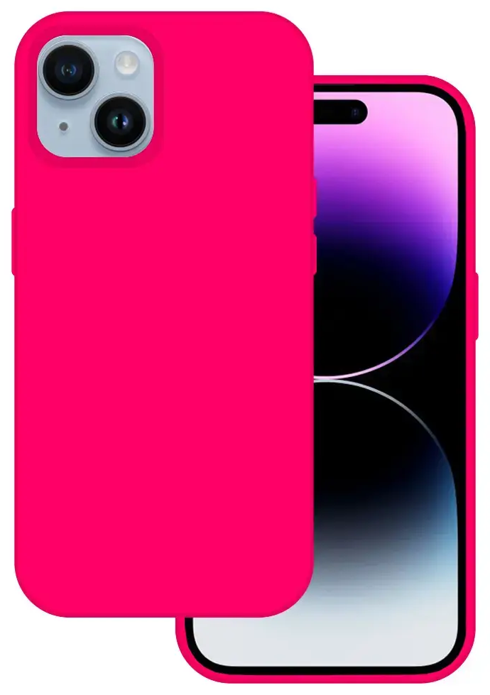 Tel Protect Silicone Premium maciņš telefonam iPhone 15 Plus rozā