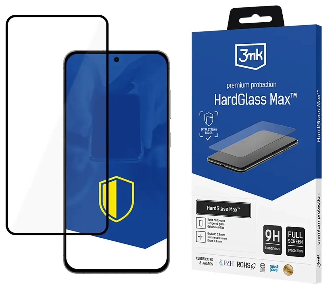 3mk HardGlass Max tempered glass for phone Samsung Galaxy S24 FE black
