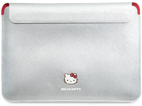 Hello Kitty Sleeve HKCS14PGHDLMS 14" srebrny|silver PU Metal Logo