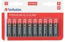 Verbatim AA Alkaline Batteries 1.5V