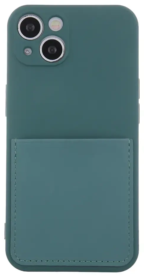 Fusion Card Case silikona aizsargapvalks Samsung A336 Galaxy A33 5G zaļš