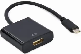 Adapteris Gembird USB Type-C Male - HDMI Female 4K@60Hz 15cm Black