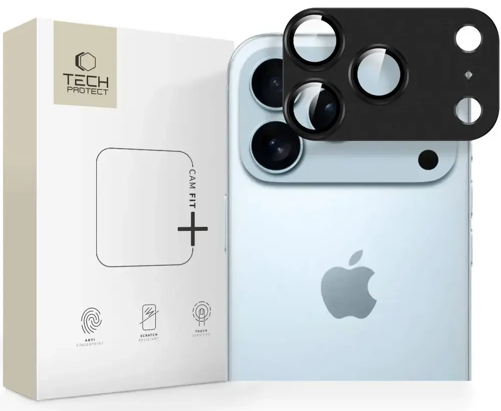 OSŁONA APARATU TECH-PROTECT CAMFULL FIT+ IPHONE 17 PRO MAX BLACK