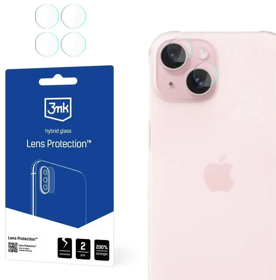 Apple iPhone 15 - 3mk Lens Protectionâ¢