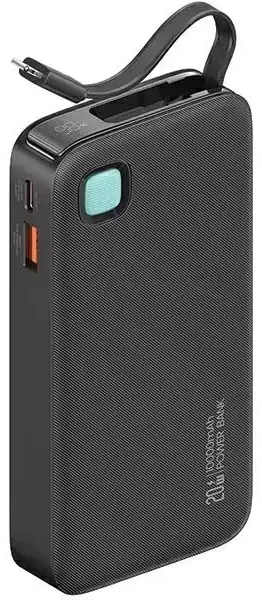 USAMS XY Series external battery (powerbank) | 10000 mAh | 20W | Lightning | black