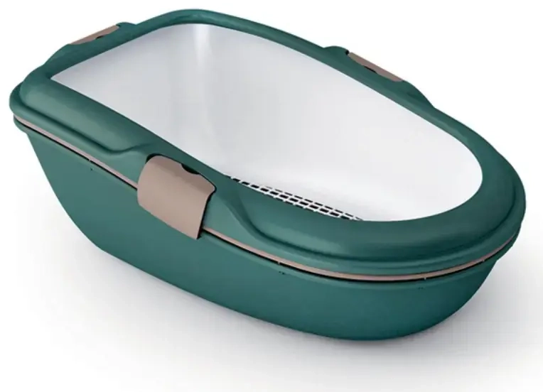 Cat toilet Furba Chic Maxi 69.5x47x26cm green|light gray