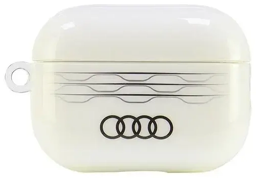 Audi IML Geometric Pattern AirPods Pro 2 cover biały|white AU-IMLAPP2-A6|D3-WE