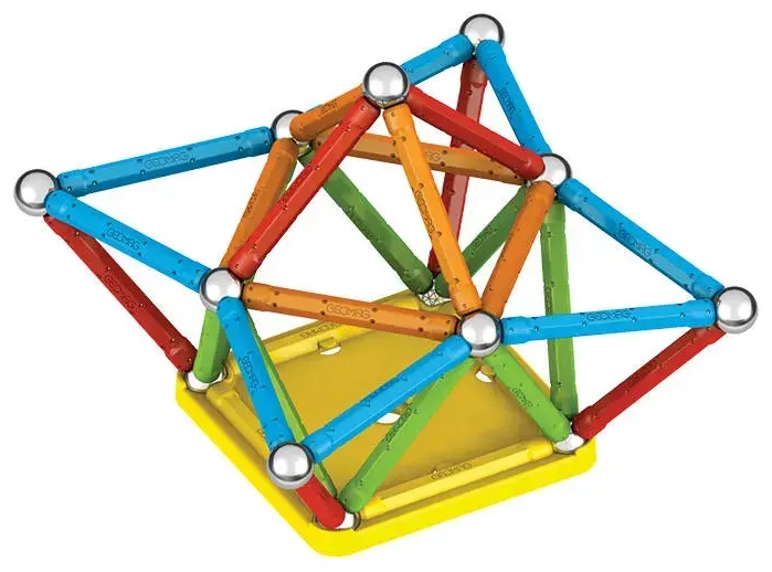 Supercolor RE magnetilised klotsid 60 elementi GEOMAG GEO-384