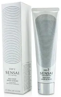 Kanebo Cosmetics Sensai Silky Purifying Mud Soap (Wash & Mask) 125ml