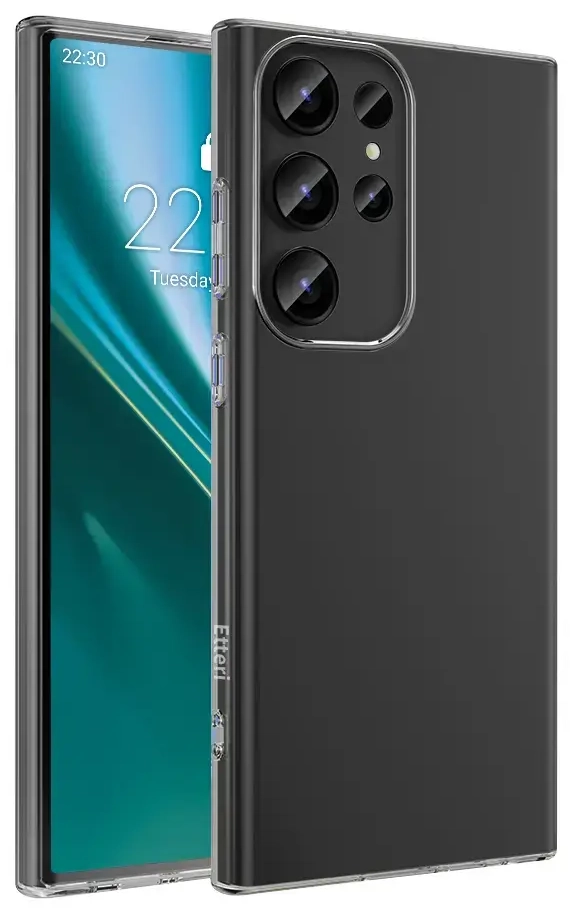 „Etteri Clear“ dėklas „Samsung Galaxy S23 Ultra“