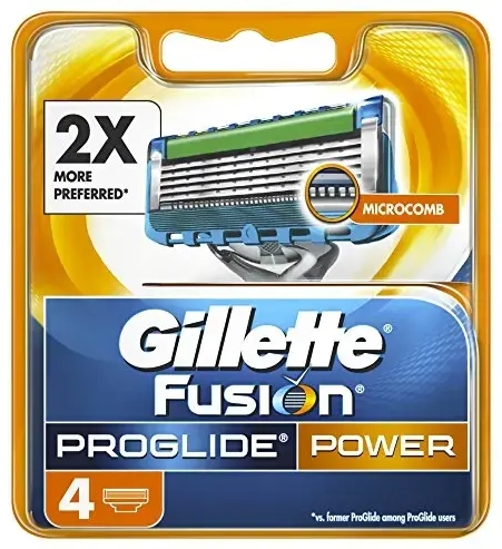 Gillette Gillette Fusion ProGlide Power (4 pcs) - Replacement head