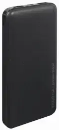 Gembird ārējais akumulators (powerbank) | 10000 mAh | melns