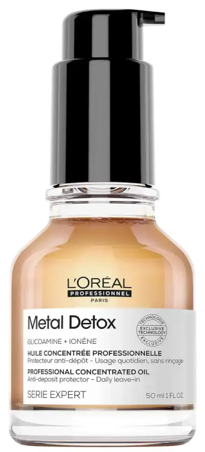 L'oreal Professionnel Serie Expert Metal Detox Anti-Deposit Protector Concentrated Oil 50Ml in Clear