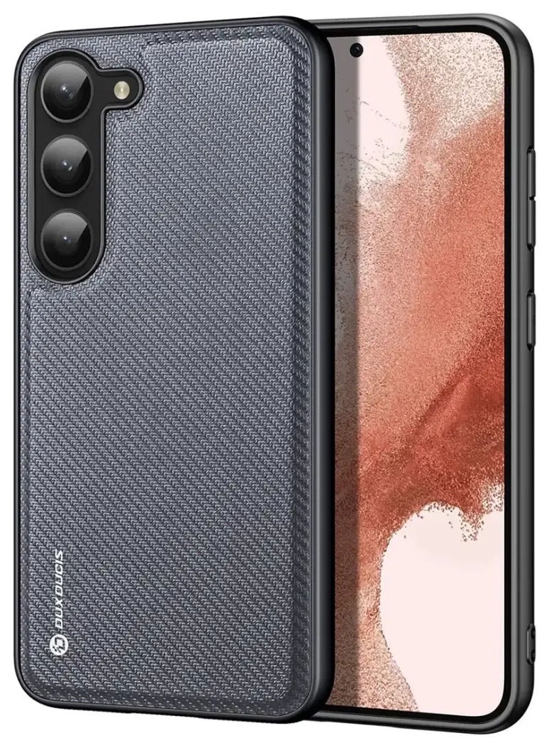Dux Ducis Fino case Samsung Galaxy S23+ cover with silicone frame gray