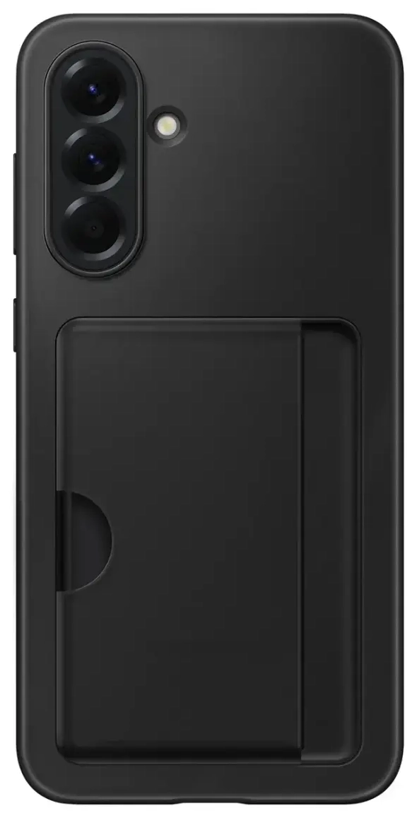 Samsung Card Slot Case EF-OA566TBEGWW kaarditaskuga Samsung Galaxy A56 5G jaoks - must