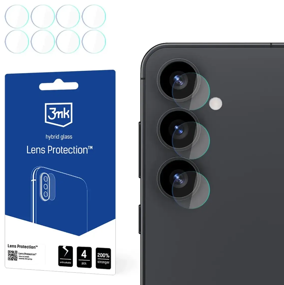 3mk Lens Protection Camera Glass for Samsung Galaxy S25+