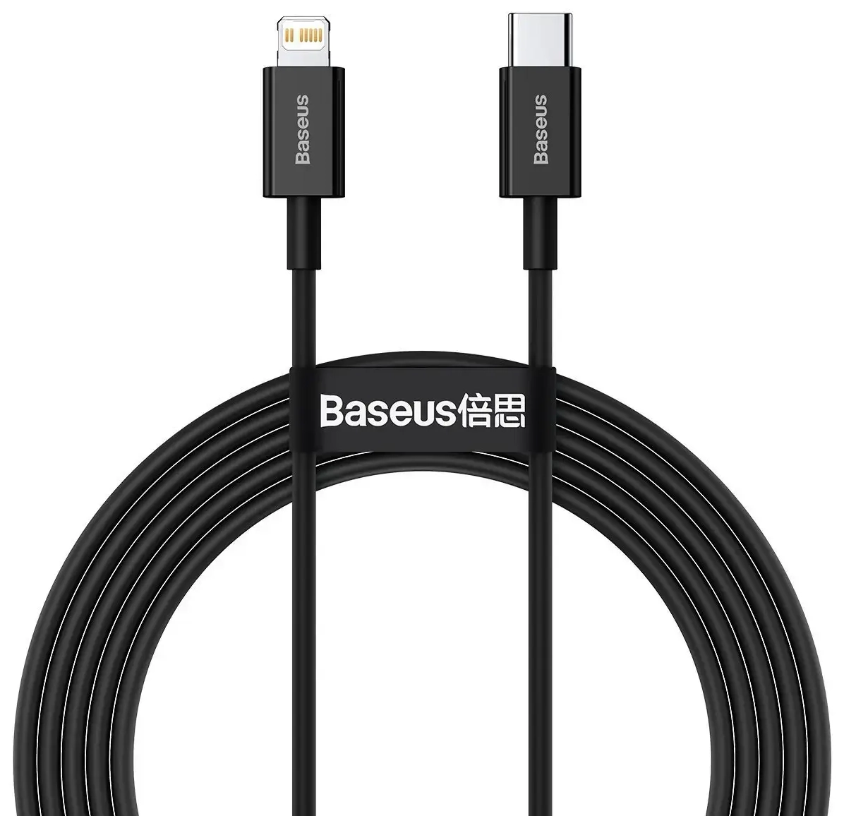 Baseus Superior Series CATLYS-C01 data transfer and charging cable | USB-C to Lightning | 20W | 2m | black