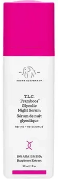 T.L.C. Framboos Glycolic Night Serum - Naktinis veido serumas.