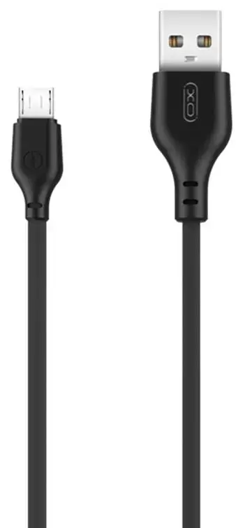 XO NB103 datu pārraides un uzlādes vads | USB-A uz Micro USB | 10.5W | 1m | melns