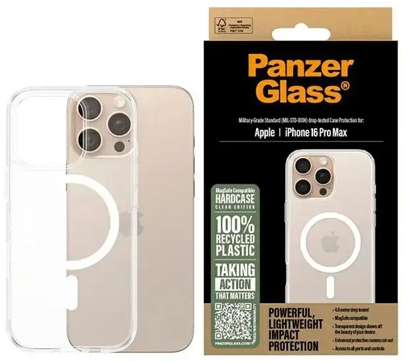 PanzerGlass HardCase iPhone 16 Pro Max 6.9" biały|white MagSafe 1294