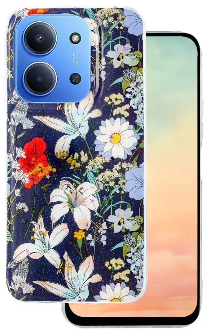 Glow Glam case for Xiaomi Redmi 15 4G EU / 15 5G EU (171,08 x 82,05 x 8,55) blue