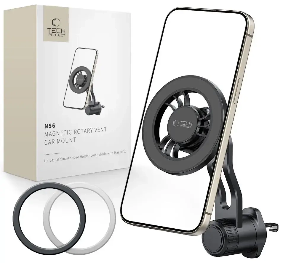 Tech-Protect N56 MagSafe Car Air Vent Mount - Black