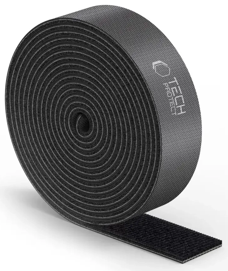 TECH-PROTECT VELCRO CABLE ORGANIZER 300CM BLACK