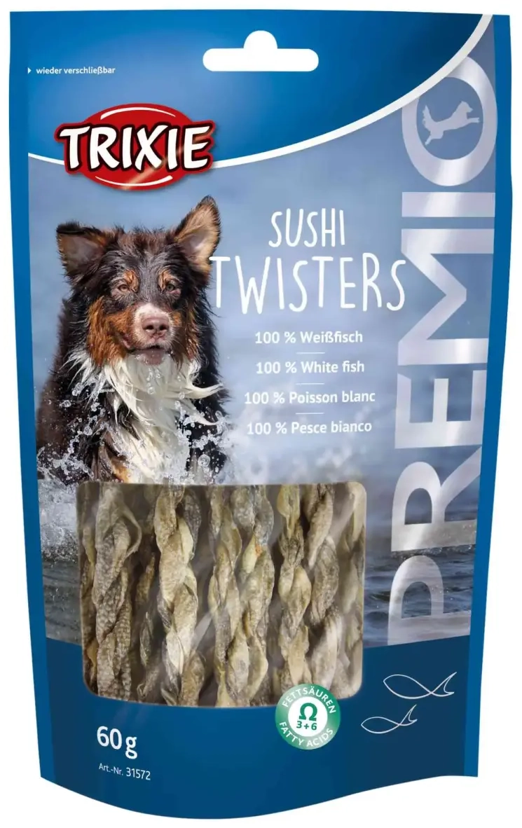 Gardums suņiem : Trixie Premio Sushi Twisters 60g