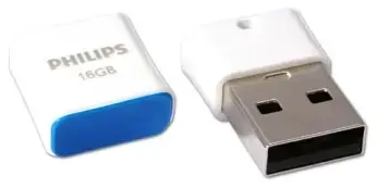 Philips USB 2.0 mälupulk Pico Edition (sinine) 16GB