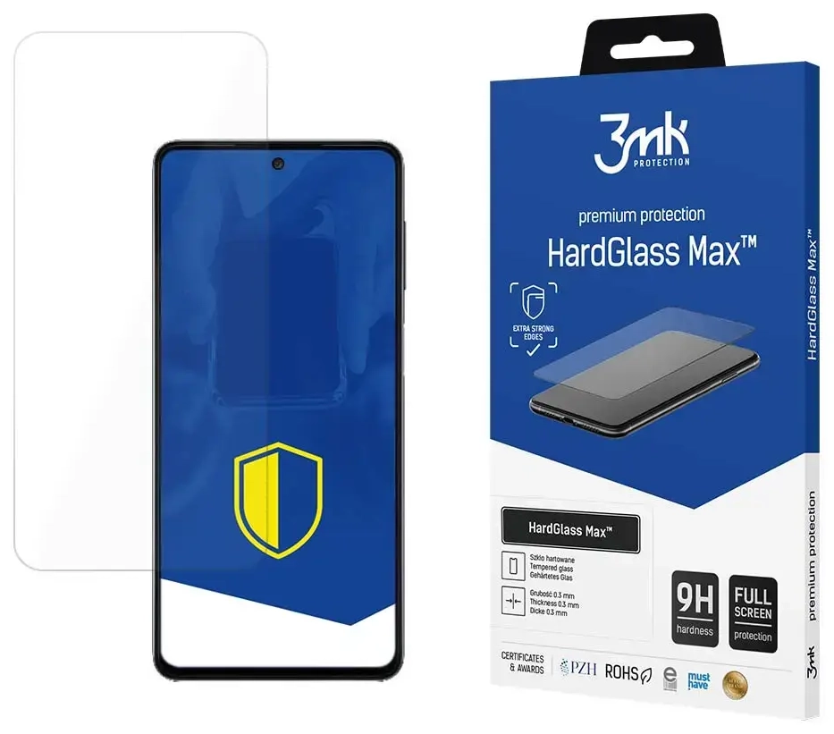 3mk HardGlass Max tempered glass for phone Samsung Galaxy M53 (M536) 5G (M536) with applicator