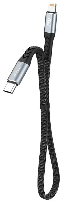 Dudao L10P duomenų perdavimo ir įkrovimo laidas | USB-C į Lightning | 20W | juodas